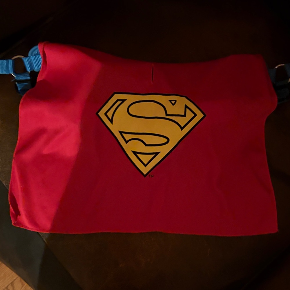 Superhero dog  Costume Cape - Red and Blue